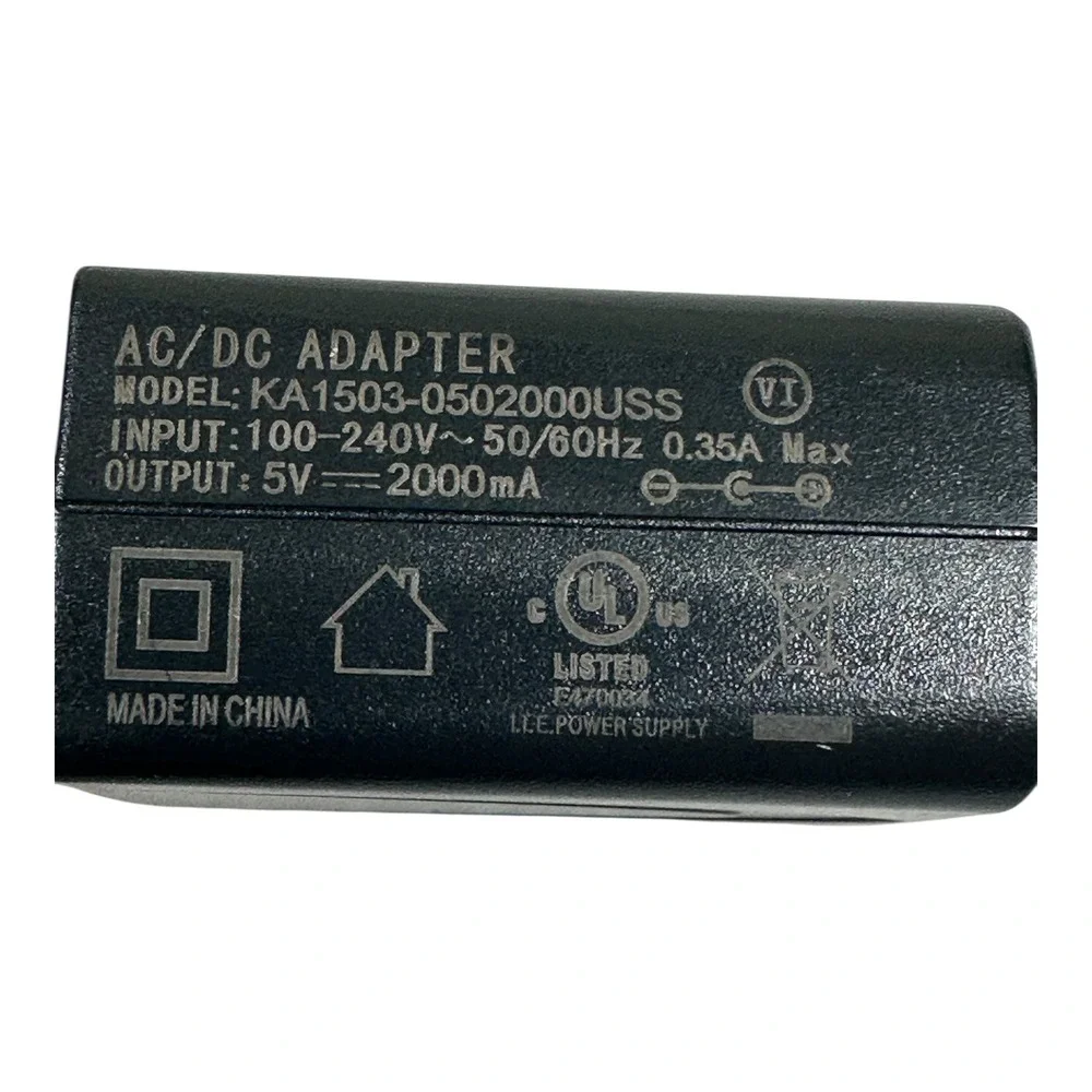 AC/DC Adapter Power Supply Charger 5V 2000mA 2A Model‎ KA1503-0502000USS
